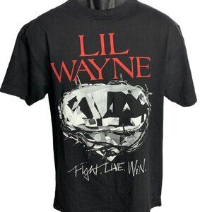 Lil Wayne Fight Live Win Album Tour Rap Tee Shirt Sz M Crewneck